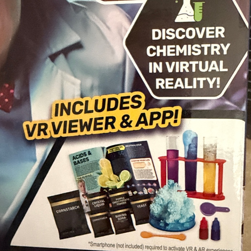 Chem Lab VR Virtual Reality Kids Science Kit Book Interactive Learning Activity - Picture 6 of 7